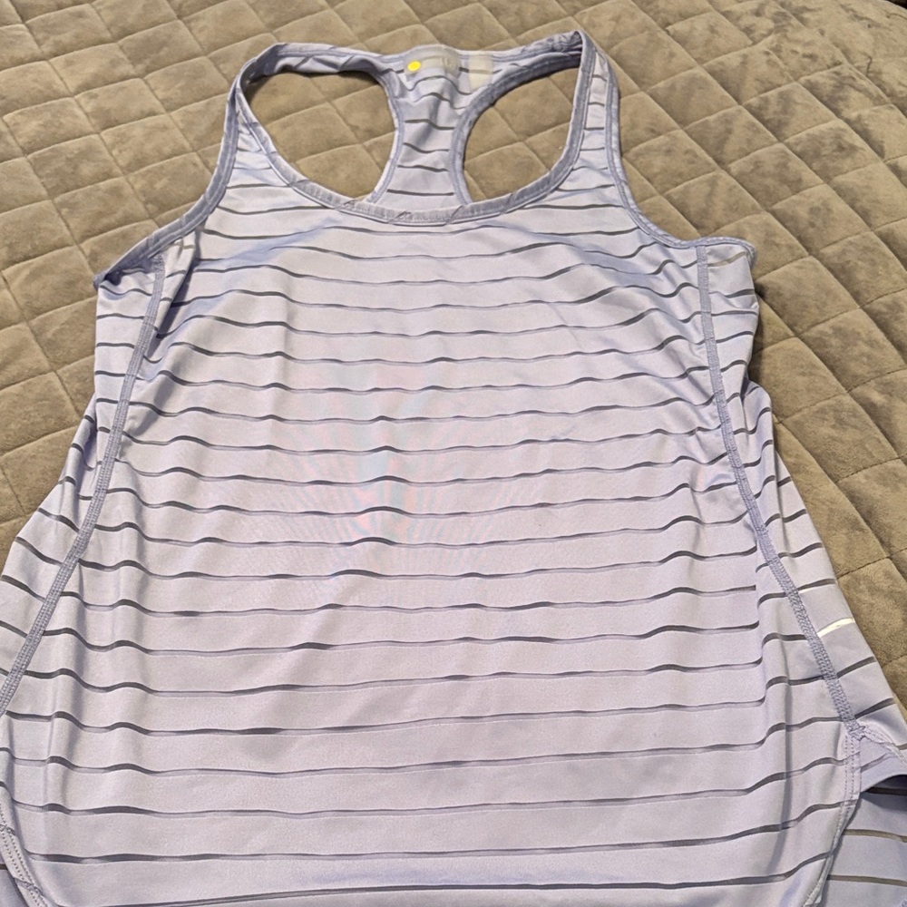 ZellaStriped Racerback Tank Top. Small